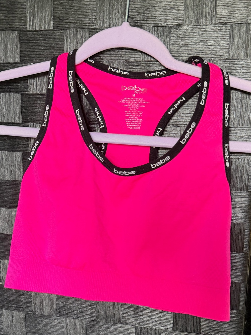 Pink Sports Bra